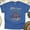 Blue, variant on Western Faith Graphic T-Shirt – Shine Among Them Bible Verse Tee, Ash, Size S