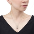 thumbnail image 5 of Collar Gargantilla Ametrinaa con dije Atrapasueños y Zirconias Plata .925, 5 of 5
