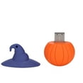 thumbnail image 3 of Dispositivo de almacenamiento móvil de unidad flash de alta velocidad USB2.0 de monstruo de calabaza de dibujos animados lindo U Disk, 3 of 8