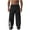 Black, variant on Men Cargo Work Sweatpant,Wide Led Pants,Men for Pants Solid Color Jogger Ankle Work Cargo Multi Pocket Versatile Long Pants