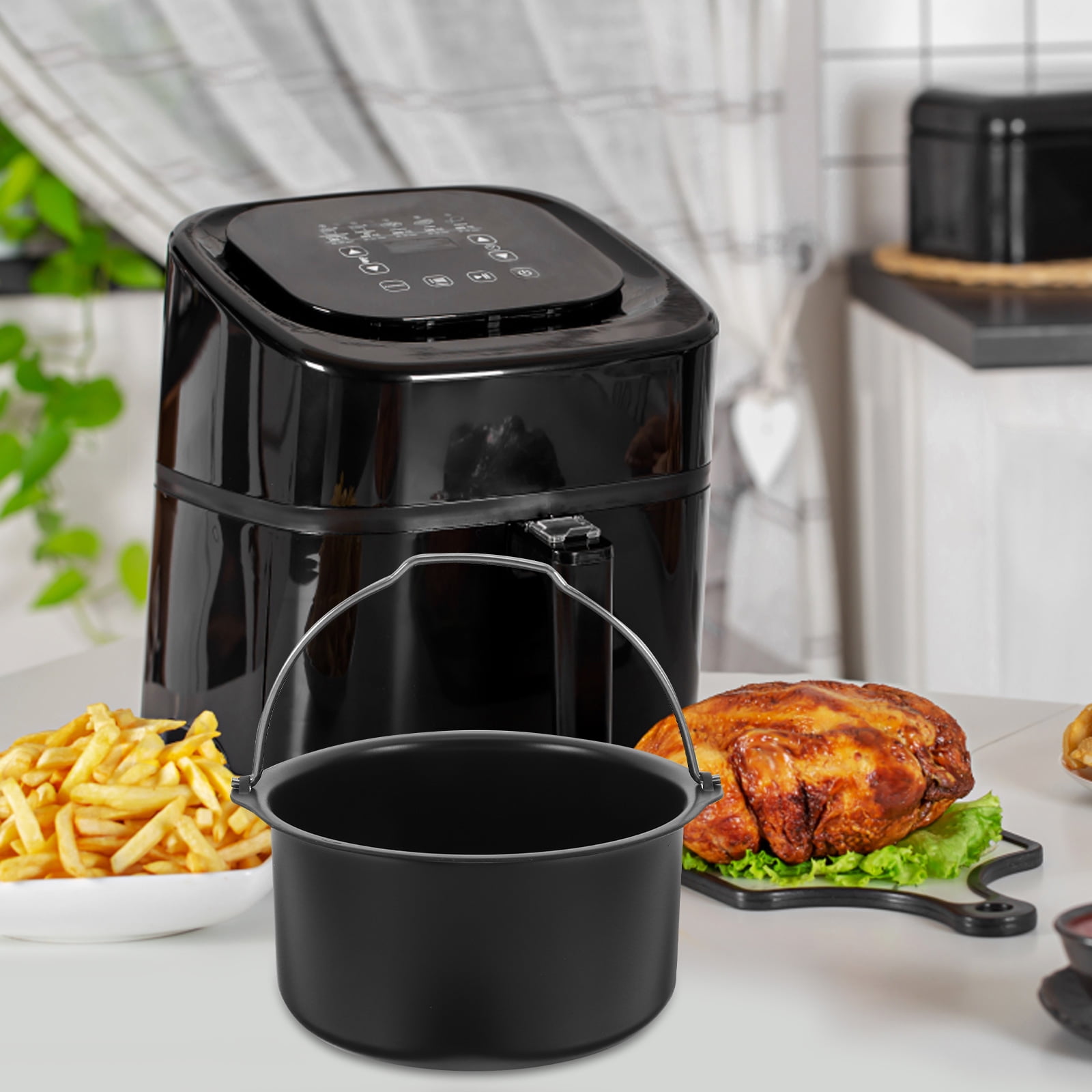 Phenofice Air Fryer Basket Sturdy Non-Stick Baking Mold for Baking 1Pcs