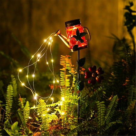 

Apmemiss Clearance Wrought Iron Hollow Projection Lamp Solar Outdoor Courtyard Garden Kettle Lamp Plug Decorative Lamp Iron Solar Kettle Light Type Shower Garden Art Shower Lamp