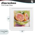 thumbnail image 4 of Stupell Industries Modern Sliced Grapefruit in Bowl White Framed Print Under Glass, 13 x 13, by Riley B, 4 of 8