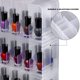 thumbnail image 5 of DreamGenius Estuche organizador de esmalte de uñas para 48 botellas con 2 separadores de uñas, soporte de esmalte de uñas de gel de doble cara con divisores ajustables, transparente, 5 of 5