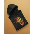 thumbnail image 2 of African Map Colorful Art Hoodie Women -Image by Shutterstock, Female XX-Large, 2 of 4