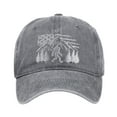thumbnail image 1 of TIELUTT Hats for Men Women Funny Adjustable Washed Embroidered Wild Baseball Cap Embroidered Black One Size, 1 of 4