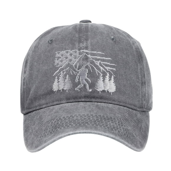 Gorra divertida ajustable lavada y bordada para hombre y mujer, gorra de béisbol bordada, color negro, talla única