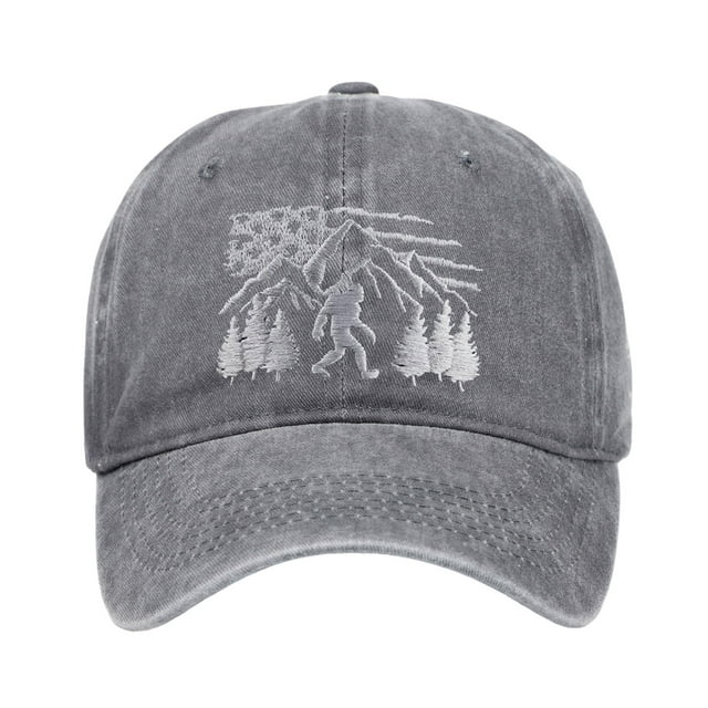 Funny Embroidered Baseball Cap for Outdoor Adventures Adjustable Washed Dad Hat Unisex Wild Design