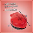 thumbnail image 3 of Nostalgia My Mini Personal Electric Heart Waffle Maker, 3 of 6
