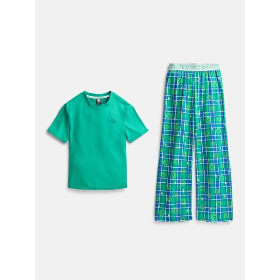 Joe Boxer Boys Short Sleeve Top and Pants Pajama Set, 2 Piece, Sizes S-XXL