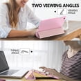 thumbnail image 5 of MoKo Case for Galaxy Tab A11+ Plus/A9+ 11-Inch 2026/2024, Slim Stand Protective Smart Cover with Hard PC Translucent Back Shell for Galaxy Tab A11+/A9 Plus Tablet, Auto Wake/Sleep,Flowers Pink, 5 of 8