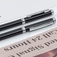 thumbnail image 6 of HeroNeo 2pc Luxury Retractable Ballpoint Pen Black Ink Pen 0.5mm Point for Men Women Professional Executive Office Creative Gift, 6 of 13