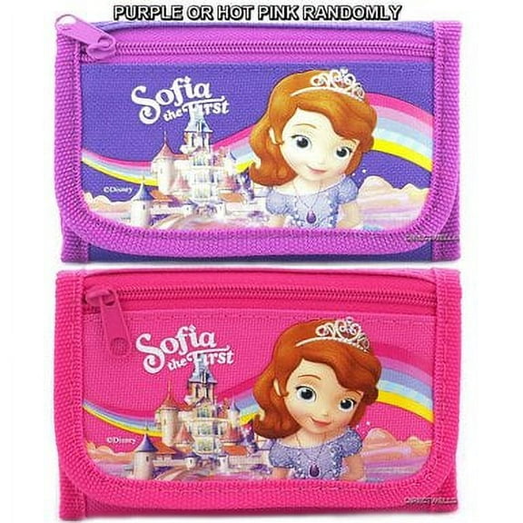 Wallet - Disney - Sofia The First Princess (Pink Or Purple) 0812057-ast