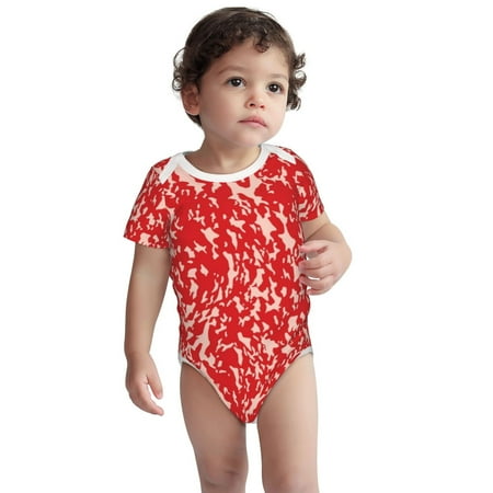

Zeuib Beef Unisex Baby Short-Sleeve Onesies Bodysuit 100% Organic Cotton-2 Years