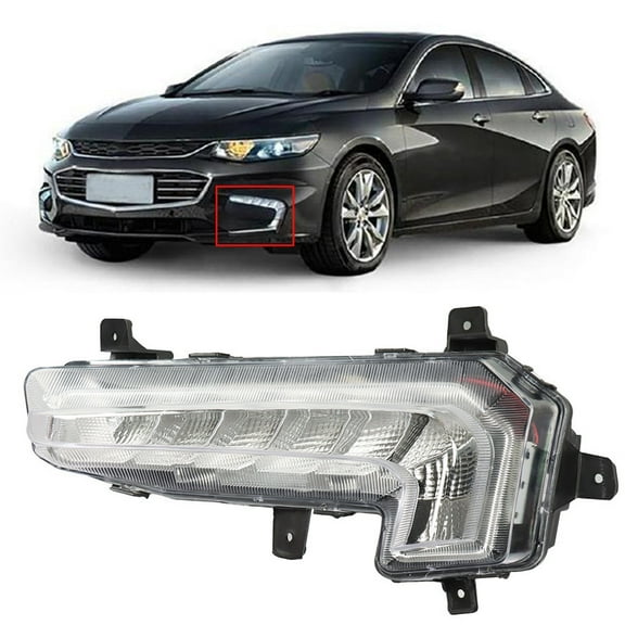 LABLT Left Side Front LED Fog Light for Chevrolet Malibu XL 2016-2018 Driving Lamp DRL