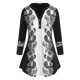 thumbnail image 1 of Tamaño más Paisley V Notch encaje Inserte la blusa Rosegal Blusas Tallas Grandes, 1 of 5