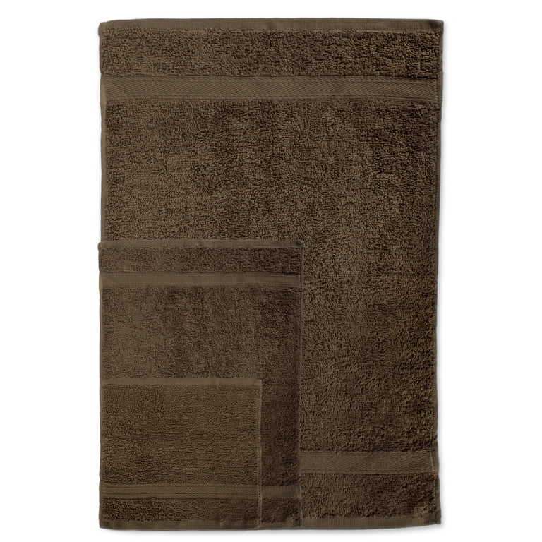 Eco Dry Hand Towel, 16 x 26, Espresso Brown