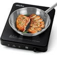 thumbnail image 1 of Olayks Portable Induction Cooktop, Countertop Burner Hot Plate 1500W With Sensor Touch, Electric Induction Cooker With 9-Level Adjustment, 3-Hour Timer, Auto-Shut-Off, LED Display, Auto Pot Detection, 1 of 8