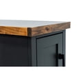 thumbnail image 3 of Chairside Table 14" - Country Style. Black And Whiskey Finish. Poplar . No Assembly. Living Room Addition Flair. Color. Assembly Needed. Area, 3 of 5