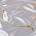 thumbnail image 2 of Redempat Stylish Triangular Spearhead Necklace Set Highly Polished Long-lasting Color Retention And Can Wear Black, 2 of 6