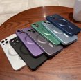 thumbnail image 4 of for iPhone 15 Case with Camera Lens Protector Compatible with Magsafe Wireless Charge Shockproof Protective Cute Slim Soft Silicone iPhone 15 Phone Case for Women Girls 6.1 Inch 2023 (Purple), 4 of 9