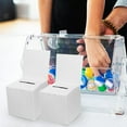 thumbnail image 5 of HLONK6 Pcs Raffle Boxes Voting Boxes Ballot Boxes Cardboard Boxes Storage Organizers Present Boxes, 5 of 5