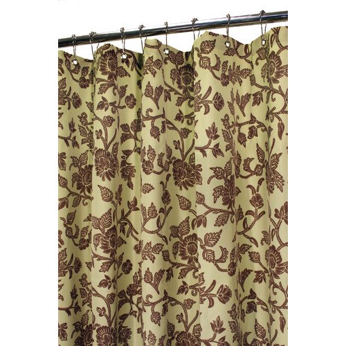 Watershed Floral Swirl Shower Curtain