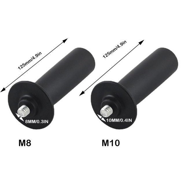 pitrice Angle Meuleuse Poignée Remplacement Meuleuse Modification Accessoire Antidérapant Côté Poignées Meuleuses Mise à Niveau Accessoires Pièces de Rechange M8