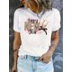 thumbnail image 1 of Camiseta para Mujer Traje de VeranoHappy New Year Graphic Tee for Women - Casual & Comfy Round Neck Short Sleeve T-Shirt, Perfect for SummerFather's Day, Mother's Day, New Year, Spring Festival, Val, 1 of 6