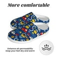 thumbnail image 6 of Yiaed Animals Rescue Team Print Slippers Fuzzy Warm Cozy Slippers Non Slip House Slippers For Indoor Outdoor Slippers House Slippers-8, 6 of 7