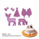 thumbnail image 2 of Billuyoard 16 Uds. De herramientas para tartas de Navidad, moldes para galletas y Chocolate, postres, decoración de sellos, molde en relieve, Kits de decoración para fiestas, 2 of 6