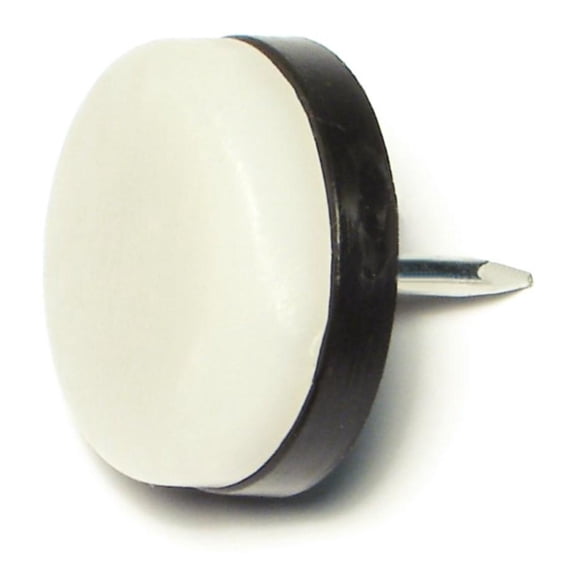 1-1/16" Natural Nylon Plastic Cushion Nail-On Tacks NTGNN-033 (6 pcs.)