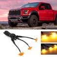 thumbnail image 2 of 3pcs Amber Lens Amber LED Lamp Raptor Front Grille Running Light fit Ford F-150, 2 of 3