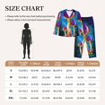 thumbnail image 6 of Bingfone Womens Pajama Sets Magic Mushrooms ,Fireflies Print,Long Sleeve Loungewear Pajamas Set-Small, 6 of 9