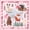 Blush Pink Cream, variant on Castle Fairy Cute Floral Giraffe Twin Sheets 3pcs,Cartoon Flower Wildlife Bedding,Orange Blush Pink,1 Fitted Sheet, 1 Flat Sheet and 1 Pillowcase