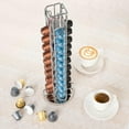 thumbnail image 4 of Mixpresso Capsule Spinning Carousel Holder I 360 Degree Rotatable Coffee Capsules Holder Rack I Solid Base | Holds 40 Coffee Pods Easy Access, Espresso Pod Holder For Home & Office, 4 of 8