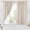 Oatmeal-38"W x 45"L (Pack of 2), variant on Ivory 38"W x 45"L (Pack of 2) Linen Blend Blackout Curtain Panels