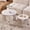 Gray Stone-patterned, variant on Set of 2 Round Nesting Coffee Tables, [Interchangeable Height] φ27.6 + φ19.7, Mid Century Modern Circle Side Table for Bedroom, Living Room, Office Studio, Apartment, White
