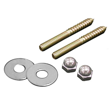 

Pack 50 Pair of 1/4 x 2-1/2 Brass Closet Screws with Round Washers and Nuts P