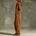thumbnail image 5 of Edvintorg Wide Leg Jumpsuits for Women Long Sleeve Zip up Casual Rompers with Pant One Piece Romper for Women Xs-2XL Brown, 5 of 8