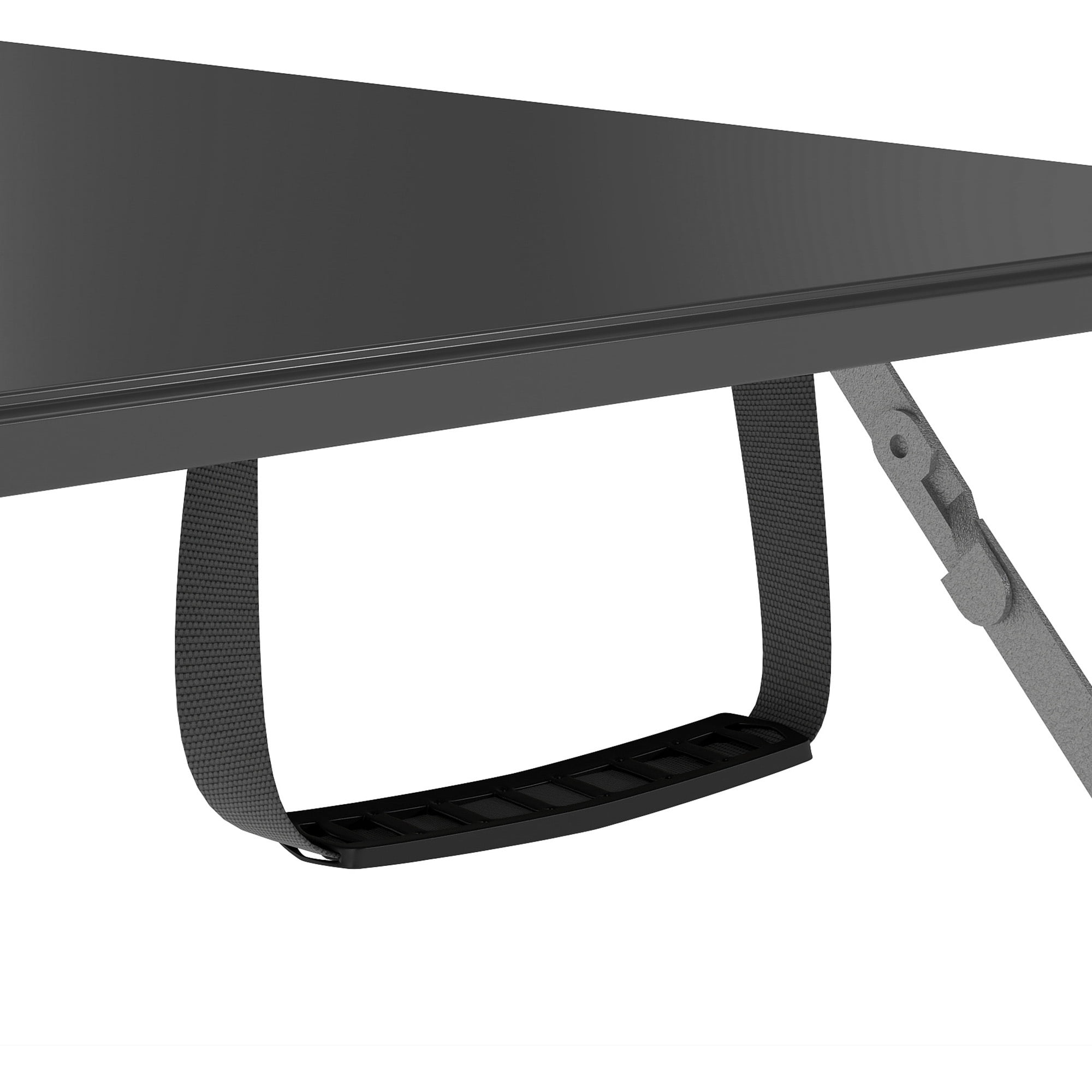 Uforic 6ft Heavy Duty Folding Table, 330 lbs Capacity Portable HDPE Table with Easy Carry Handle, Metal Legs, Stain Resistant for Indoor Outdoor Party Picnic Camping, Black