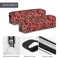 thumbnail image 4 of Balery Vintage Red Paisley Estuche de Lápices de Cuero Impreso, Estuche para Suministros de Arte, Estuche de Lápices con Cremallera, Estuche de Almacenamiento de Papelería, 4 of 7