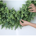 thumbnail image 3 of YTTAL 24'' Large Boxwood Wreath for Front Door Porch Window - Artificial Boxwood Leaves Greenery Outdoor Wreath for Home Farmhouse Wall Holiday Decor - All Seasons Indoor Outdoor Use, 3 of 9