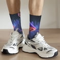 thumbnail image 6 of Pofeuu Jungle Path Glowing Mushrooms Print Crew Socks, Adult Running Hiking Socks for Youth and Adult, 6 of 6