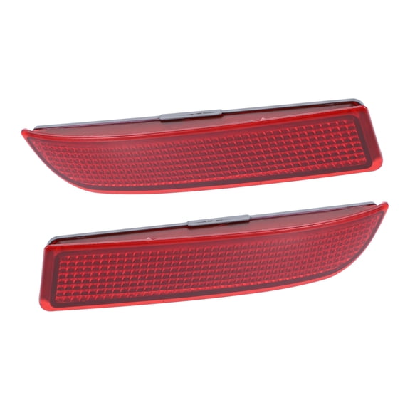 Unique Bargains 1 Pair Rear Left Right Bumper Reflector Light Cover for Toyota RAV4 81920-0R020 81910-0R020 Red