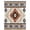 orange, variant on Blue Beige Boho Waterproof Fabric Shower Curtain,Vintage Ethnic Tribal Southwestern Waterproof Fabric Shower Curtain for Bathroom Curtains Bathtubs Hotel Shower Curtains with 12 Hooks Small 36x72in