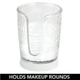 thumbnail image 6 of mDesign Plastic/Steel Compact Small Disposable Paper Cup Dispenser - Clear/White, 6 of 7