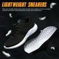 thumbnail image 5 of HANMUN Men's Running Shoes Ultra Lightweight Breathable Walking Shoes Non Slip Fashion Sneakers Mesh Outdoor Sports Shoes, 5 of 10