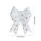 thumbnail image 3 of Seyotauo Large Christmas Bows with Snowflake 7.8 x 6 inch Velvet Wired Ribbon Christmas Tree Topper Xmas Craft Bows for Wreath Party Indoor Outdoor Home Decoration, 3 of 6