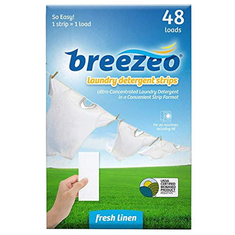Laundry Soap Sheets (Travel Size) - Fragrance Free (6 Loads)